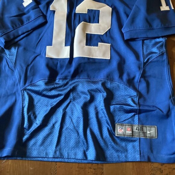 Nike On Field NFL Indianapolis Colts Andrew Luck #12 Jersey Blue Size 48 Players - Picture 2 of 8